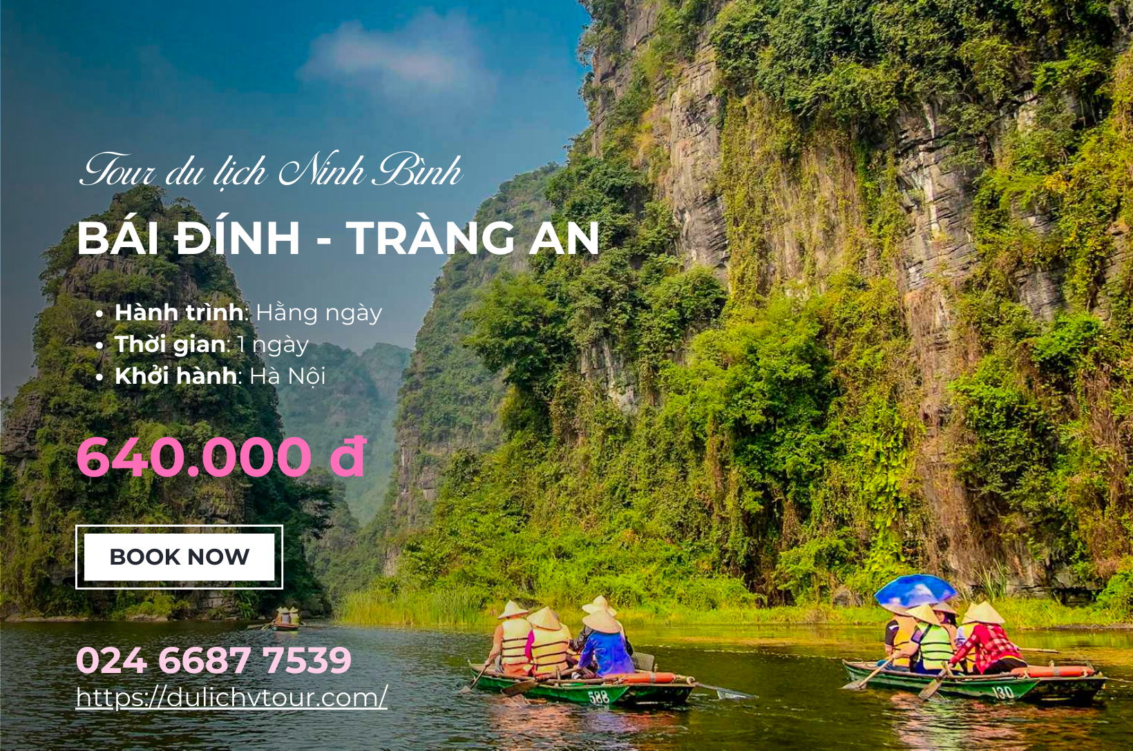 Tour Hà Nội – Bái Đính – Tràng An 1 ngày0